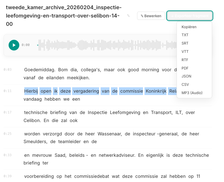 Exporteren